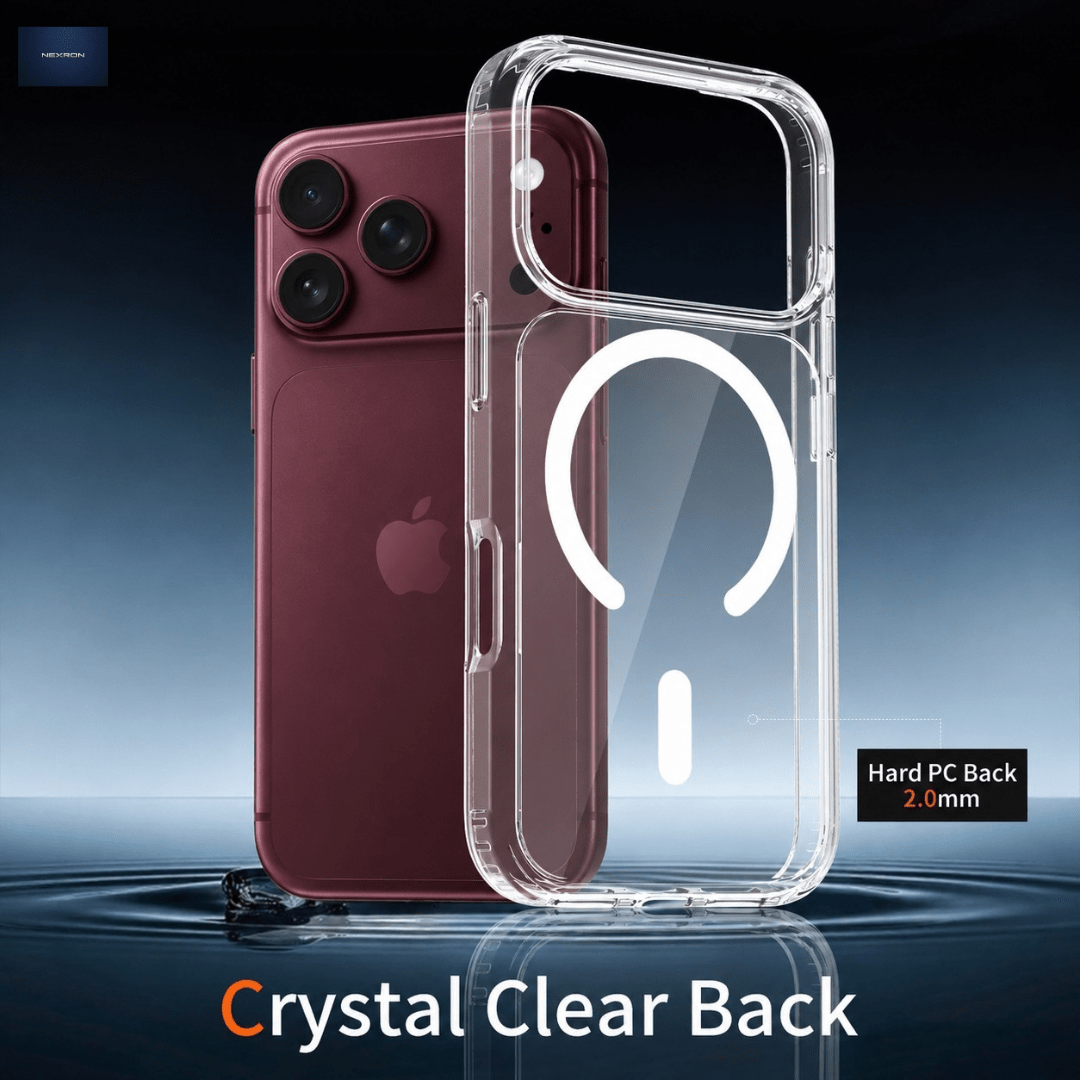 NEXRON Crystal Clear Anti-Yellow Case for iPhone 18 Pro Max - NexRon