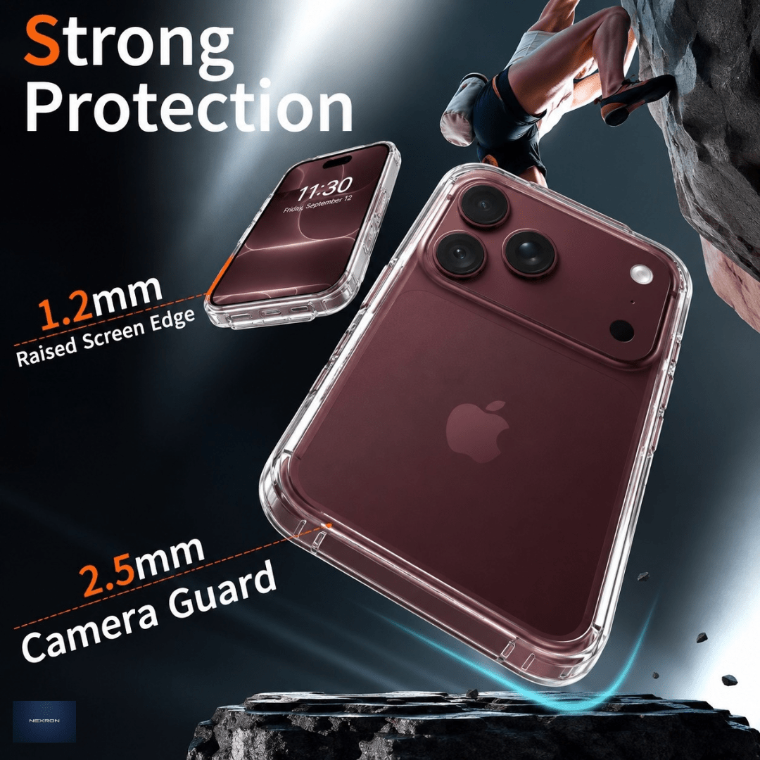 NEXRON Crystal Clear Anti-Yellow Case for iPhone 18 Pro Max - NexRon