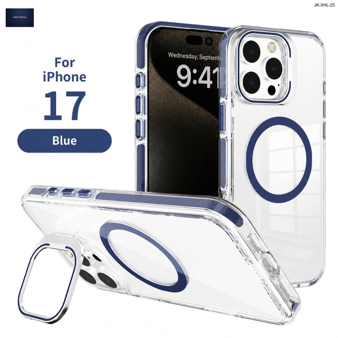 NEXRON CrystalArmor Stand Case for iPhone 17 - NexRon