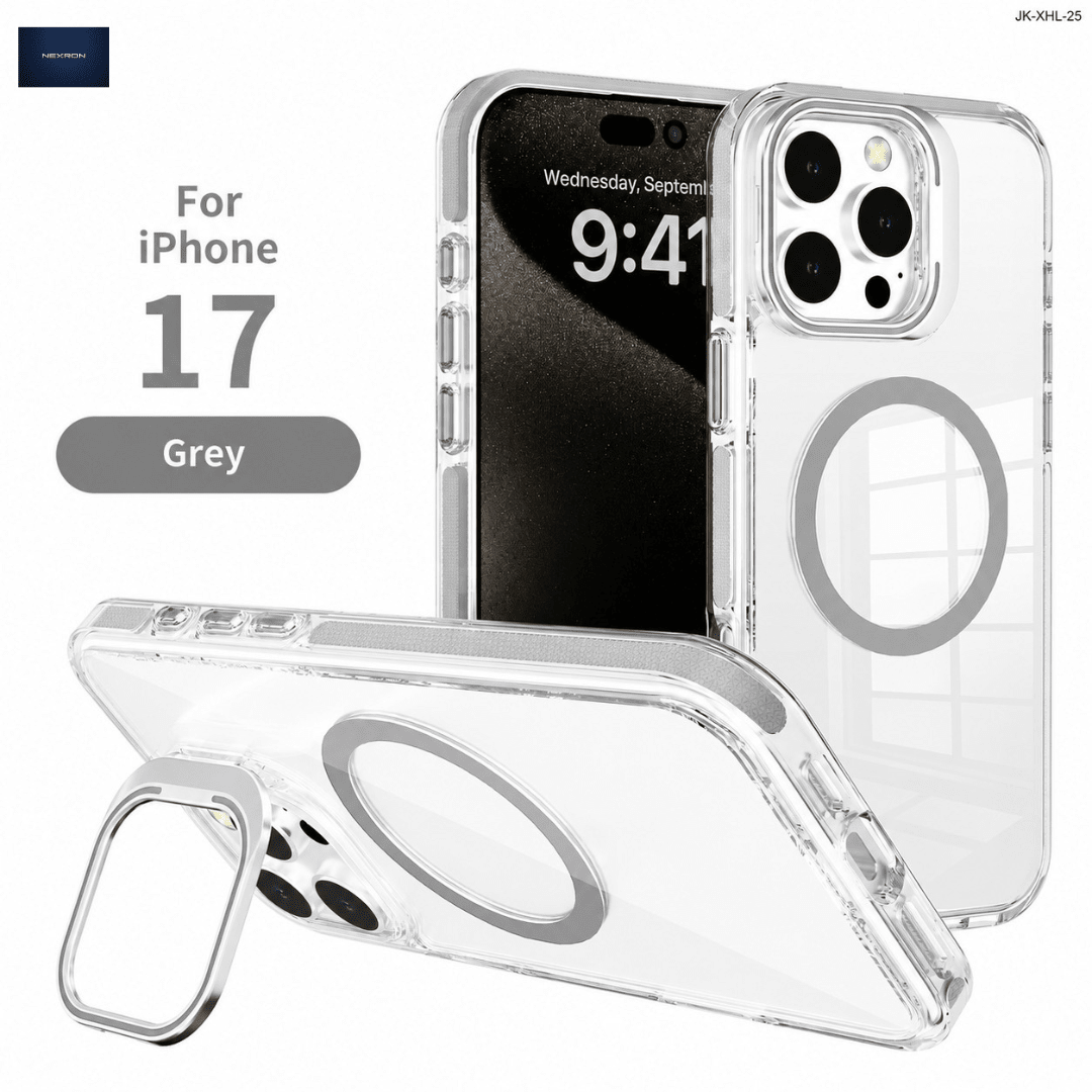 NEXRON CrystalArmor Stand Case for iPhone 17 - NexRon