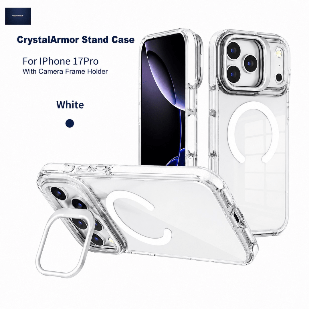 NEXRON CrystalArmor Stand Case for iPhone 17 Pro - NexRon