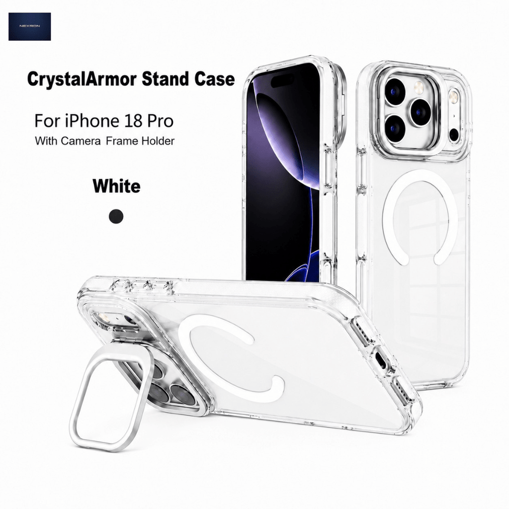 NEXRON CrystalArmor Stand Case for iPhone 18 Pro - NexRon