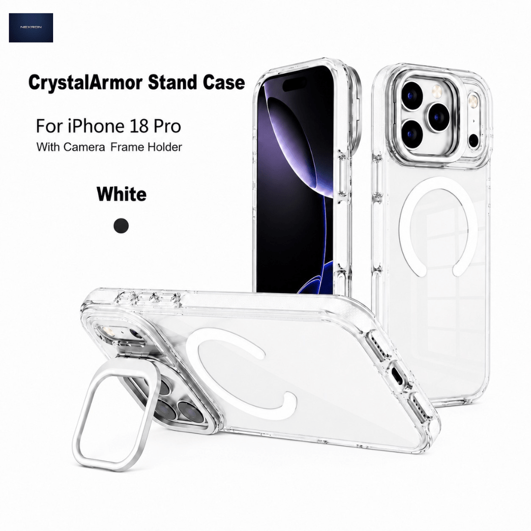 NEXRON CrystalArmor Stand Case for iPhone 18 Pro - NexRon