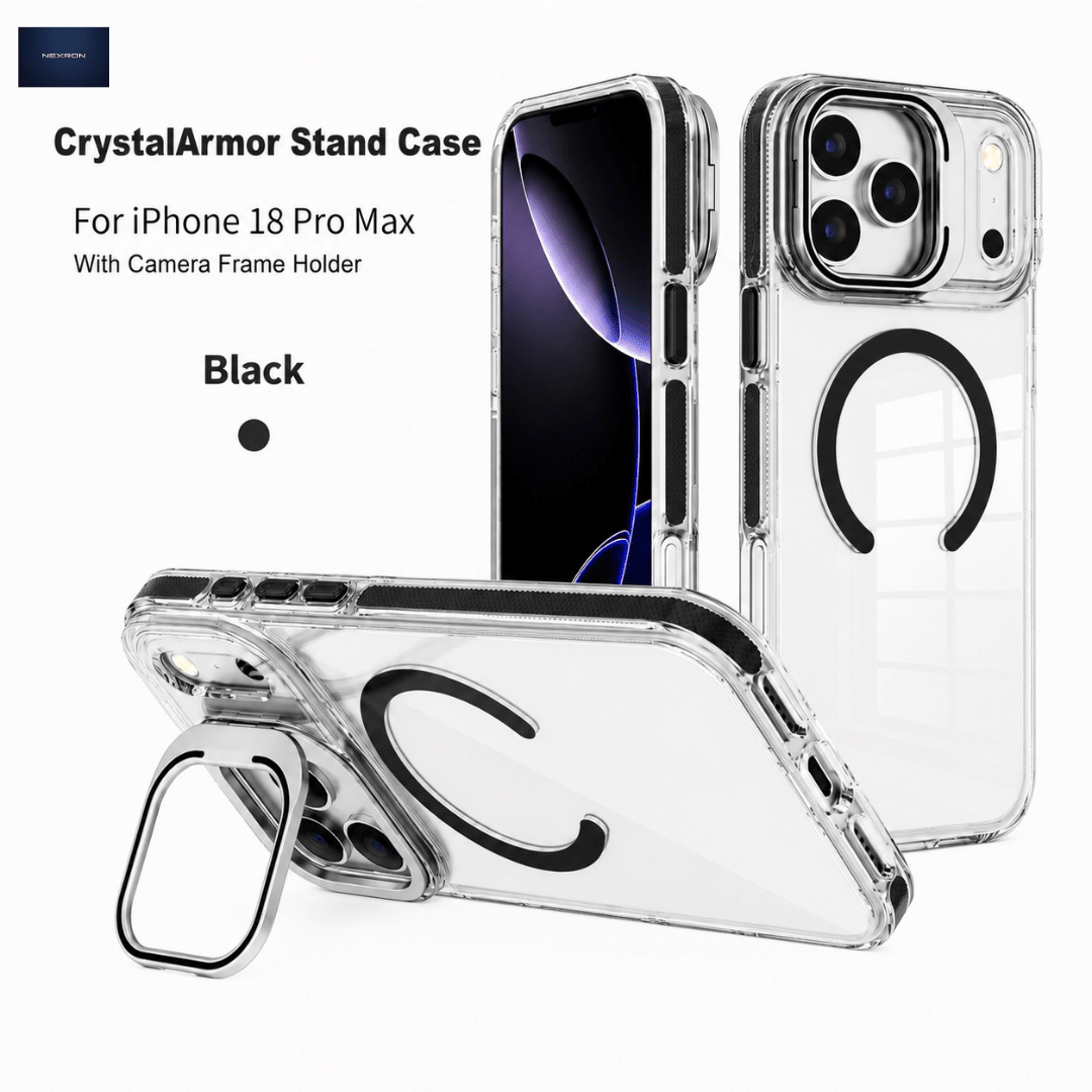NEXRON CrystalArmor Stand Case for iPhone 18 Pro Max - NexRon