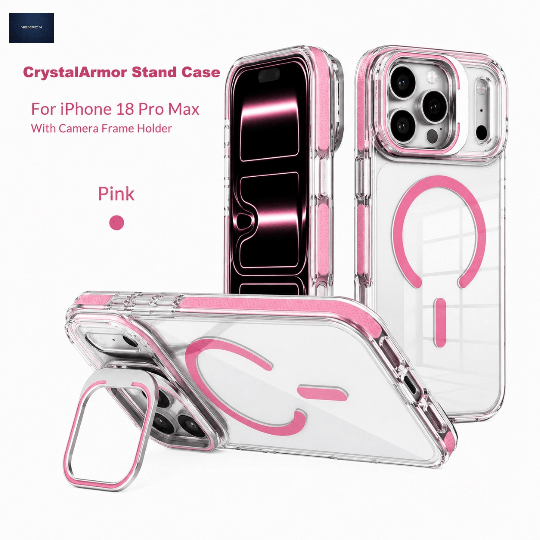NEXRON CrystalArmor Stand Case for iPhone 18 Pro Max - NexRon