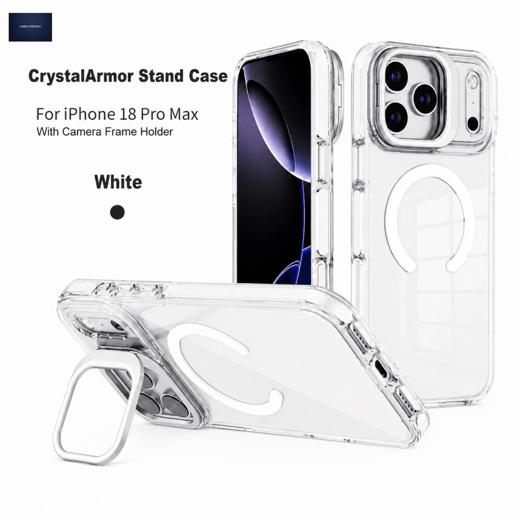 NEXRON CrystalArmor Stand Case for iPhone 18 Pro Max - NexRon