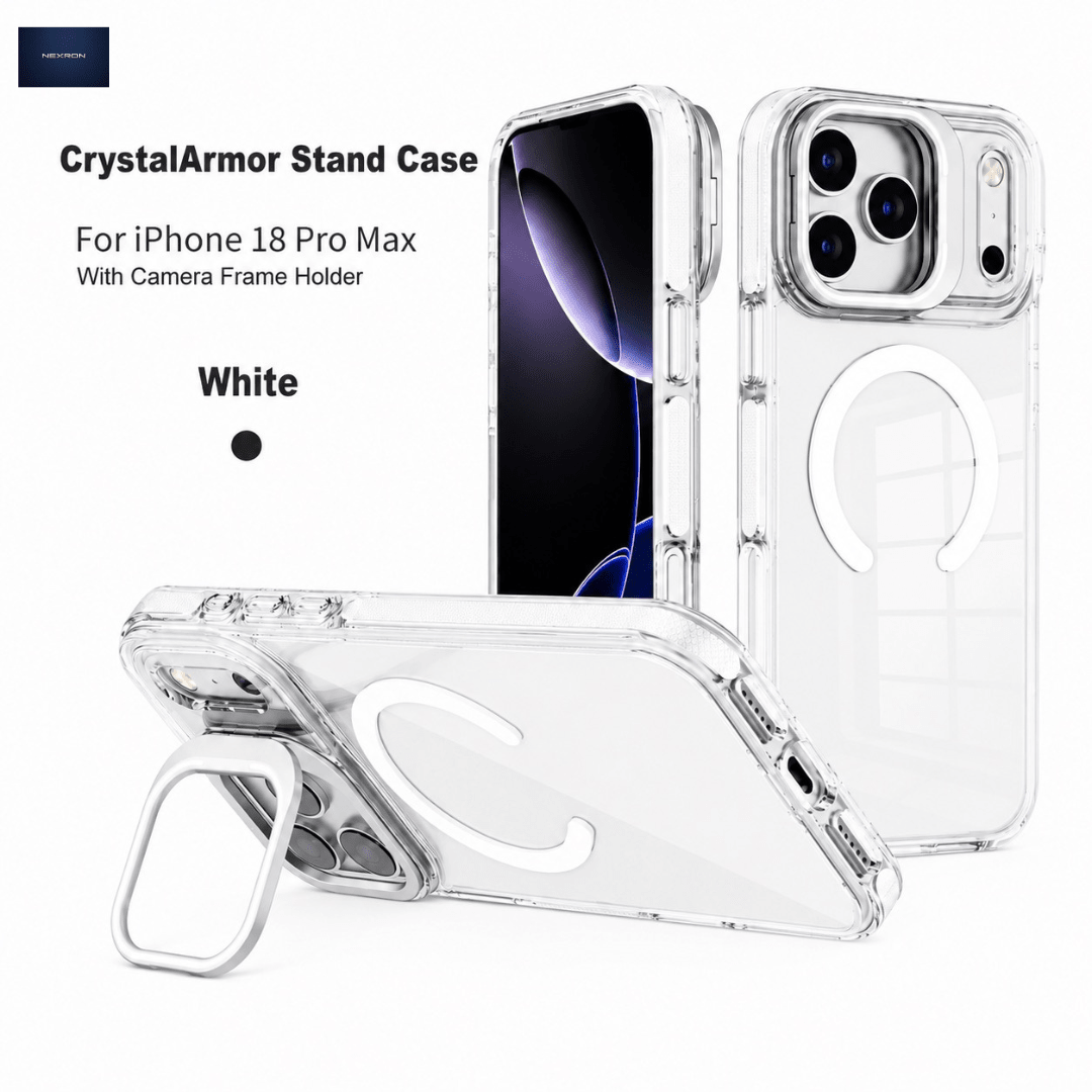 NEXRON CrystalArmor Stand Case for iPhone 18 Pro Max - NexRon