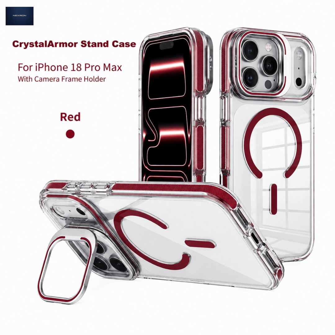 NEXRON CrystalArmor Stand Case for iPhone 18 Pro Max - NexRon