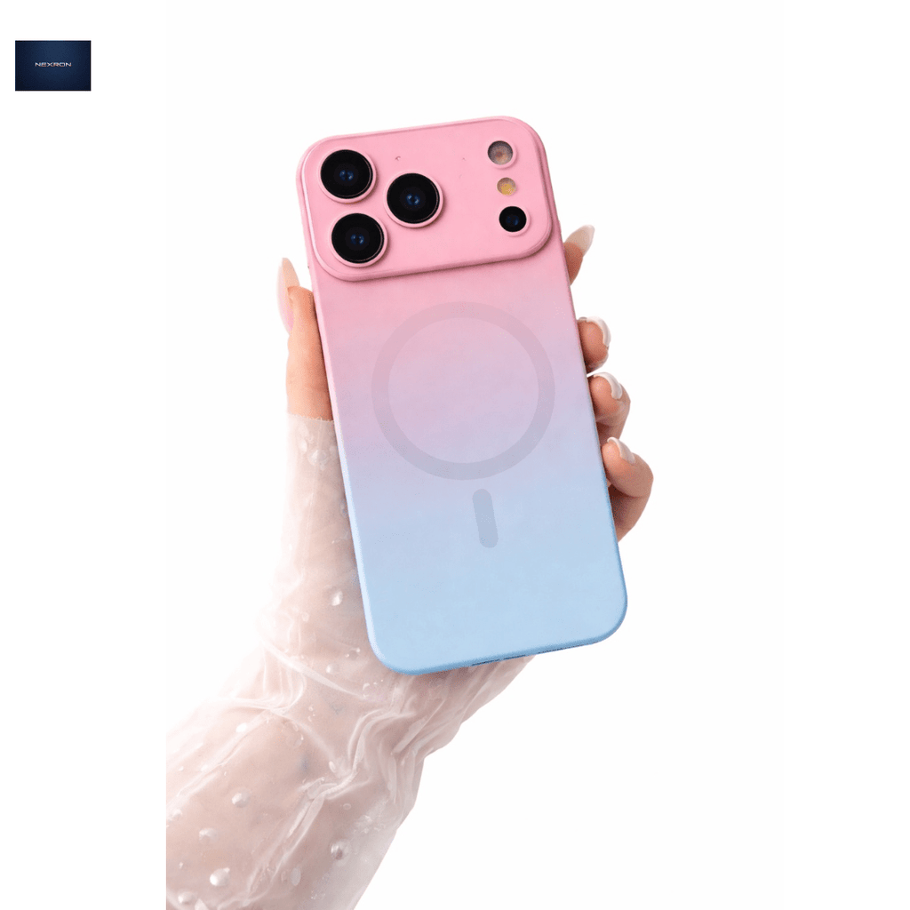 NEXRON DualTone(Pink+Blue) MagSafe Lens Case for iPhone 17 Pro - NexRon