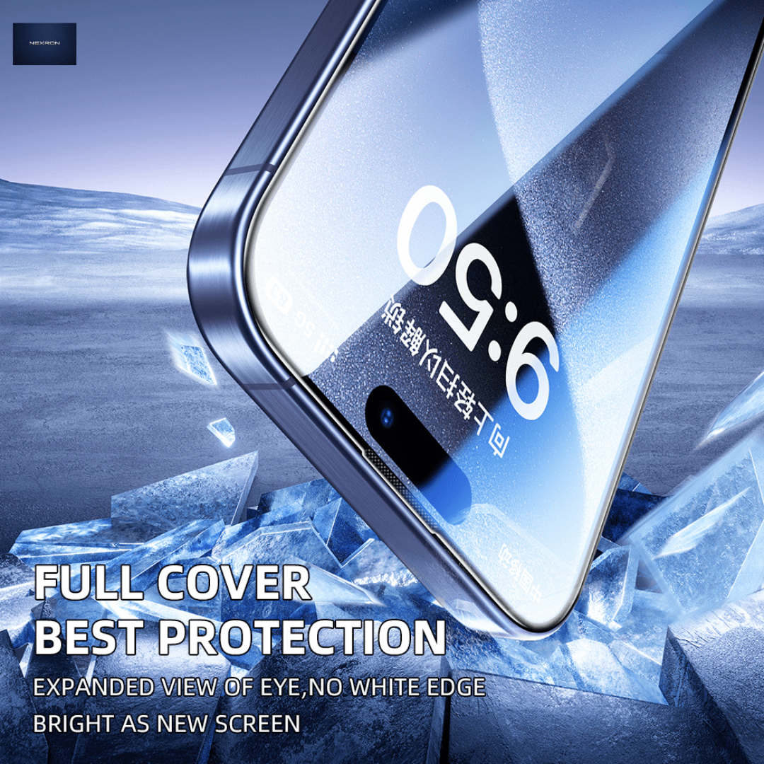 NEXRON DustShield Pro Tempered Glass with Installation Box - NexRon