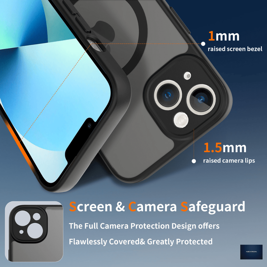NEXRON EdgeProtect Case for iPhone 15 Plus - NexRon