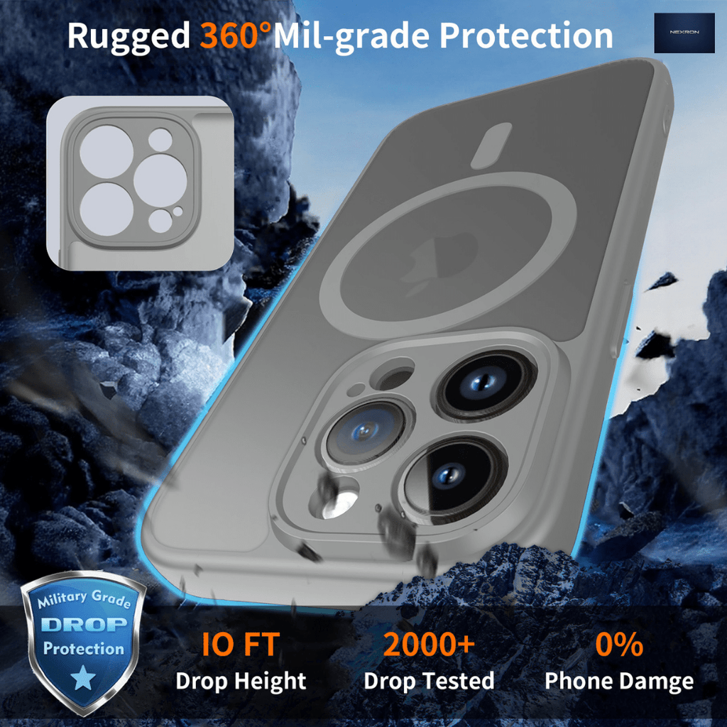NEXRON EdgeProtect Case for iPhone 16 Pro Max - NexRon