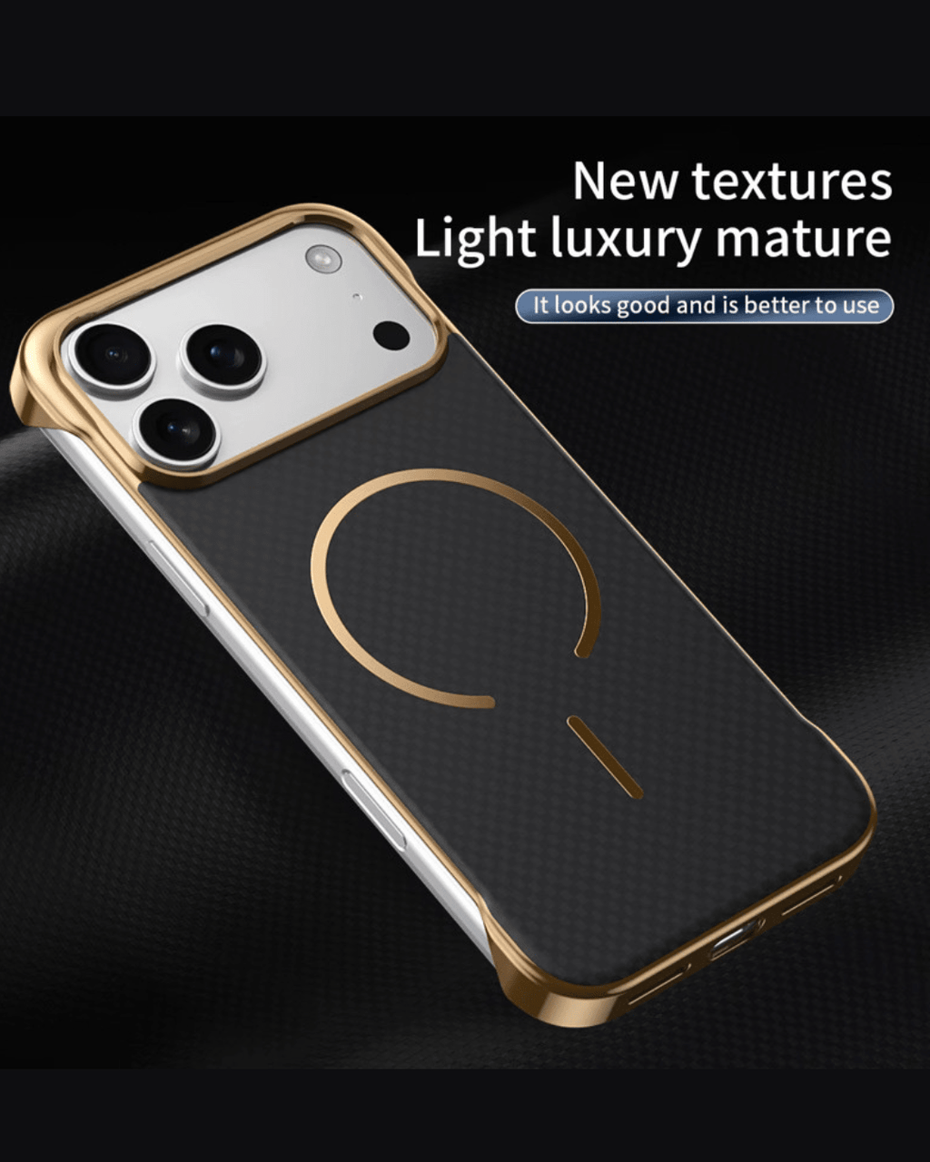 NEXRON GoldForge MagSafe Case for iPhone 17 Pro Max - NexRon