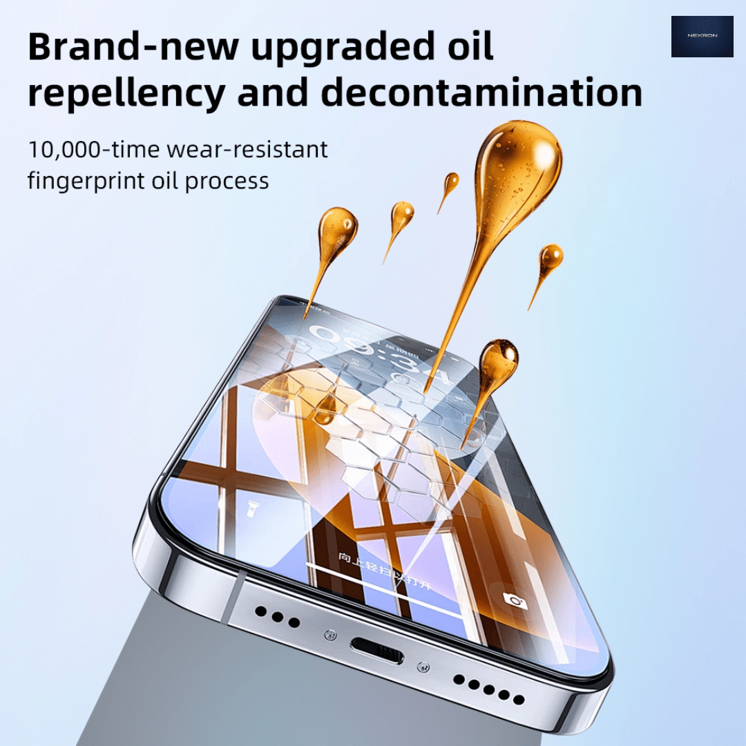 NEXRON PrivacyShield Pro Tempered Glass with Installation Box - NexRon