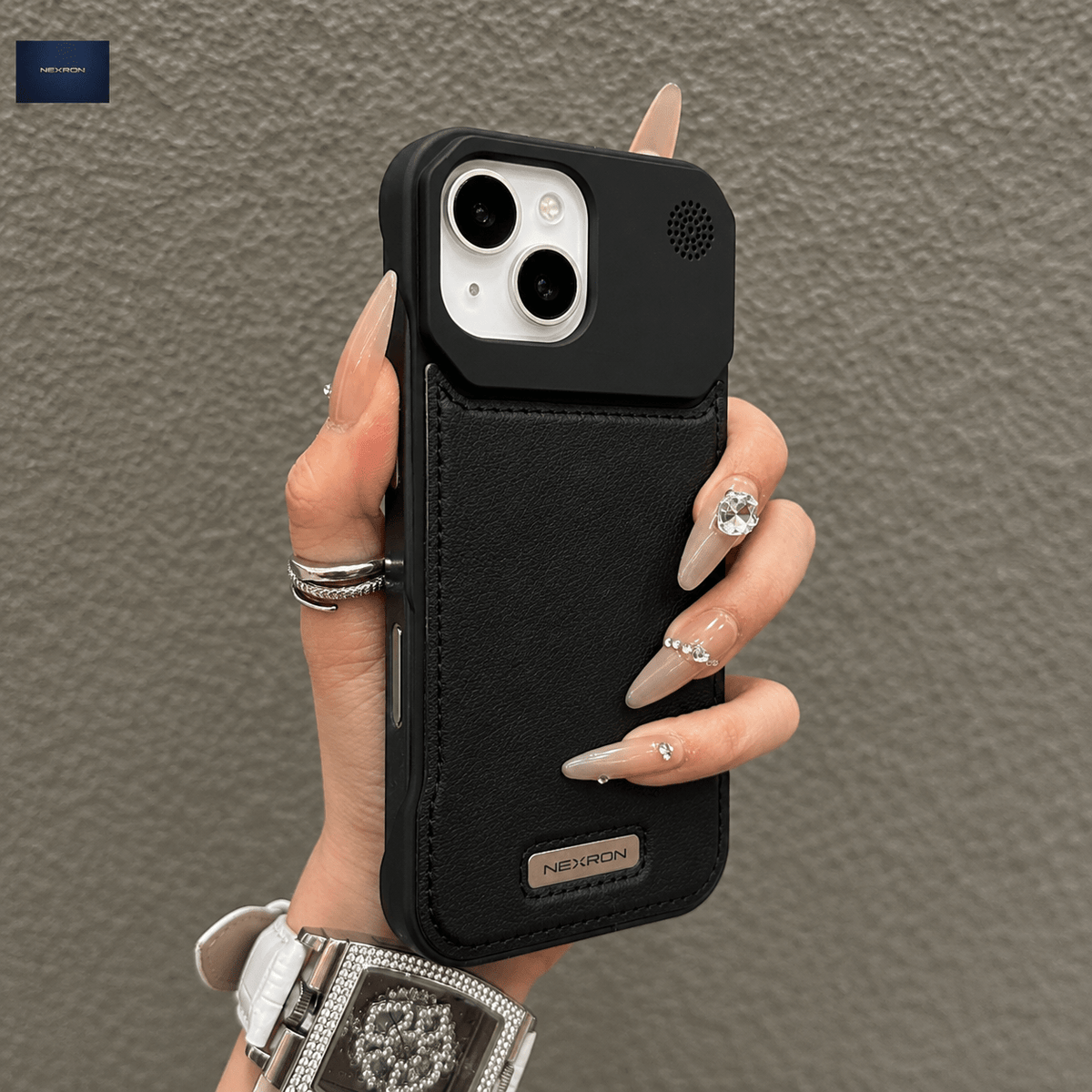 NEXRON PureAura Leather Case for iPhone 14 - NexRon