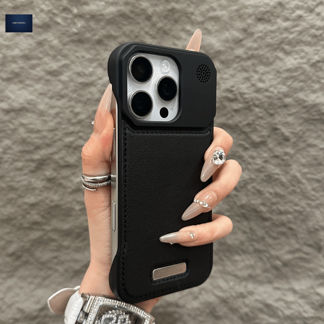 NEXRON PureAura Leather Case for iPhone 16 Pro Max - NexRon