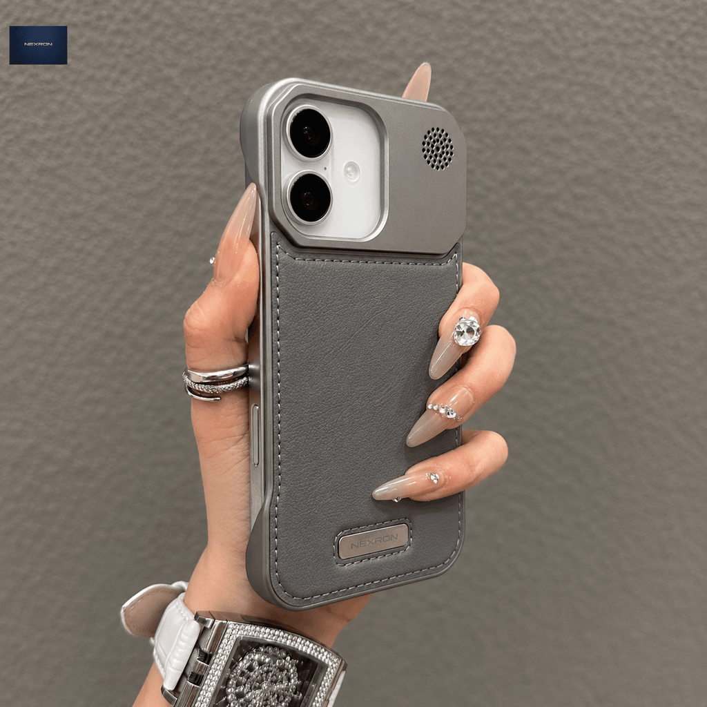 NEXRON PureAura Leather Case for iPhone 17 - NexRon