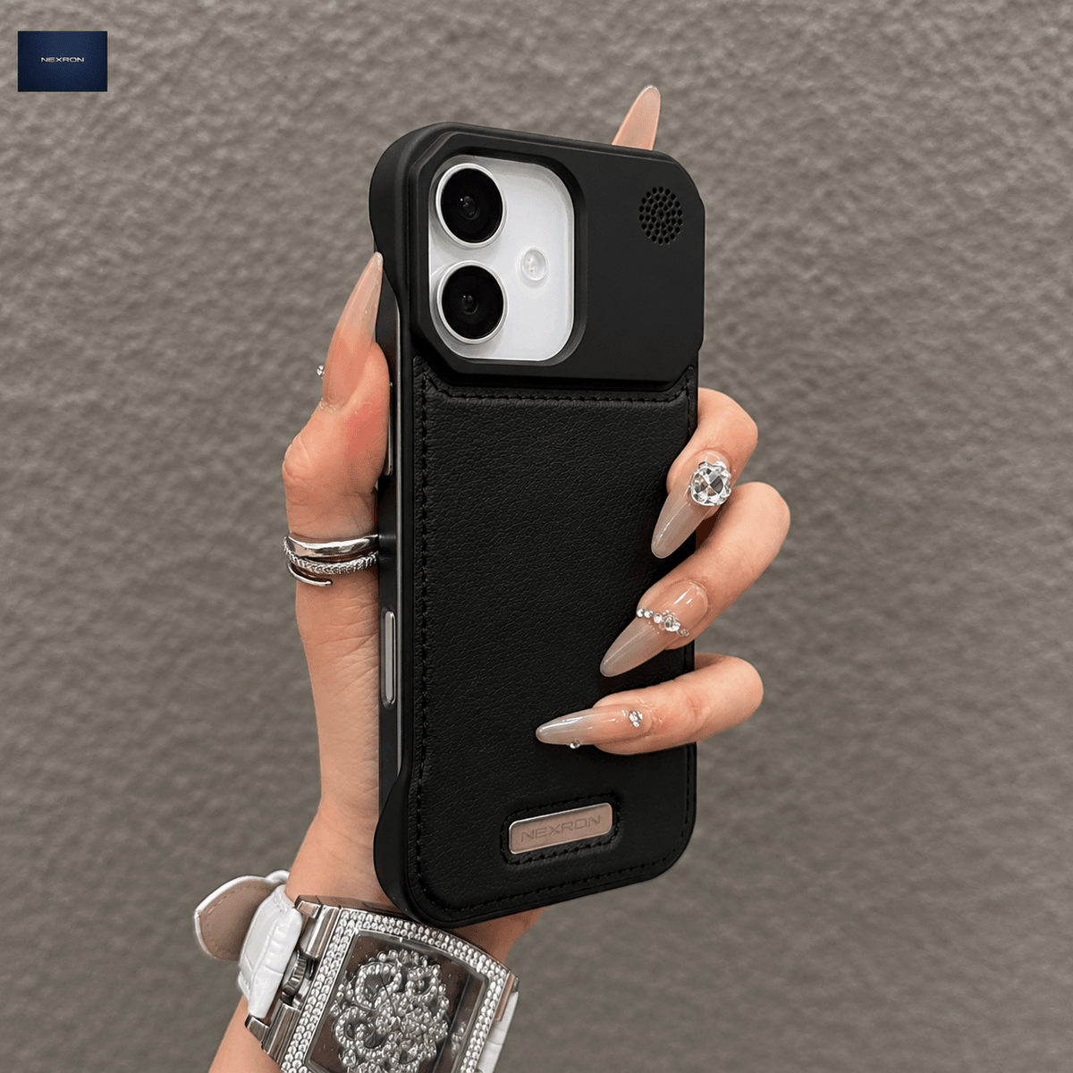 NEXRON PureAura Leather Case for iPhone 17 - NexRon