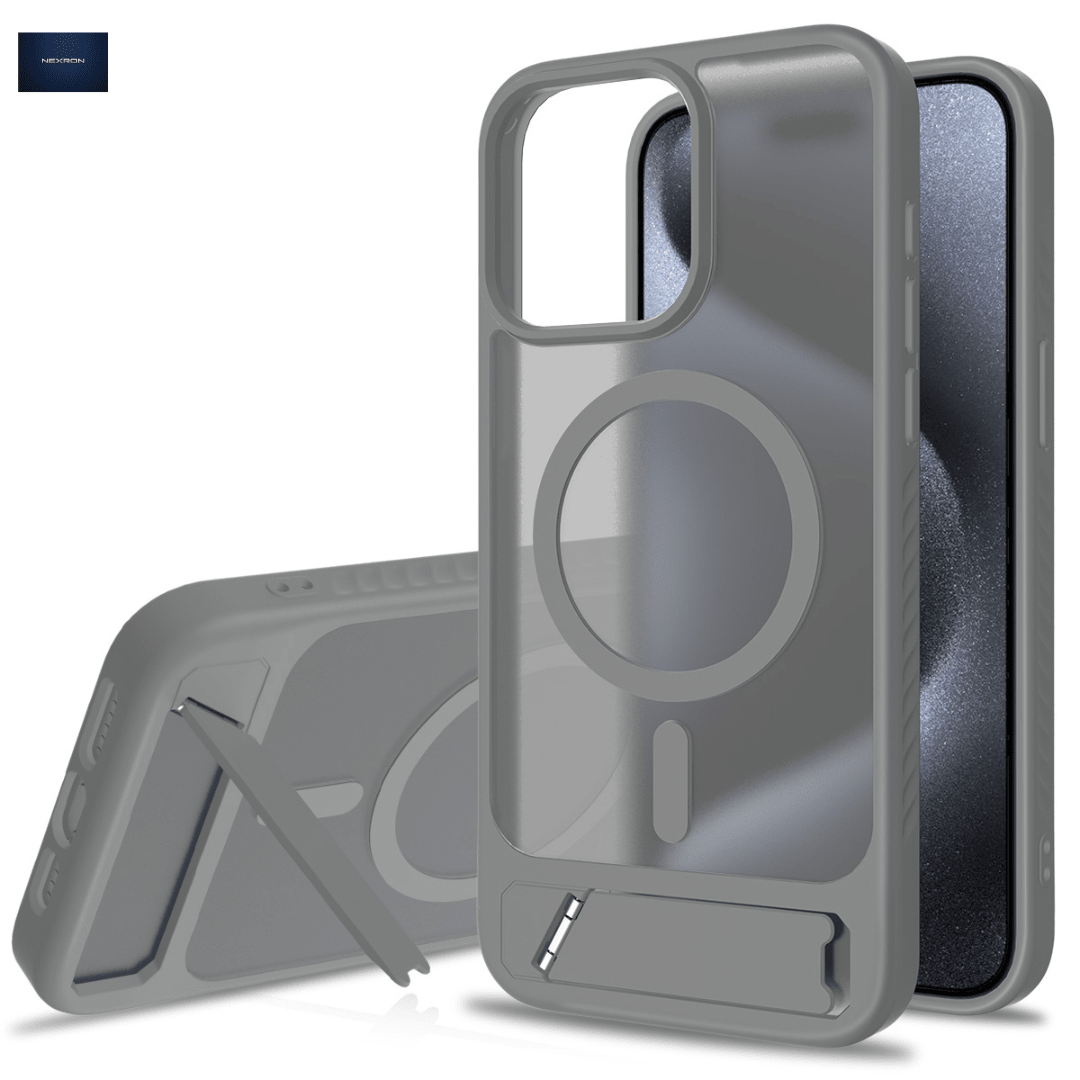 NEXRON StandMag Armor Case for iPhone 15 Plus - NexRon