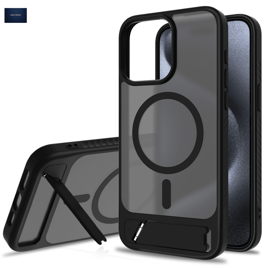 NEXRON StandMag Armor Case for iPhone 15 Pro - NexRon