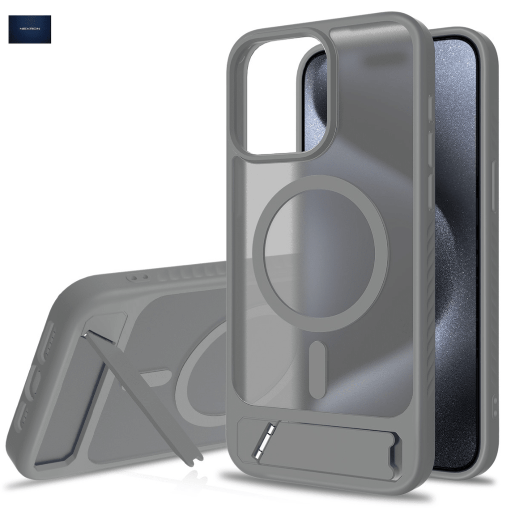 NEXRON StandMag Armor Case for iPhone 15 Pro - NexRon
