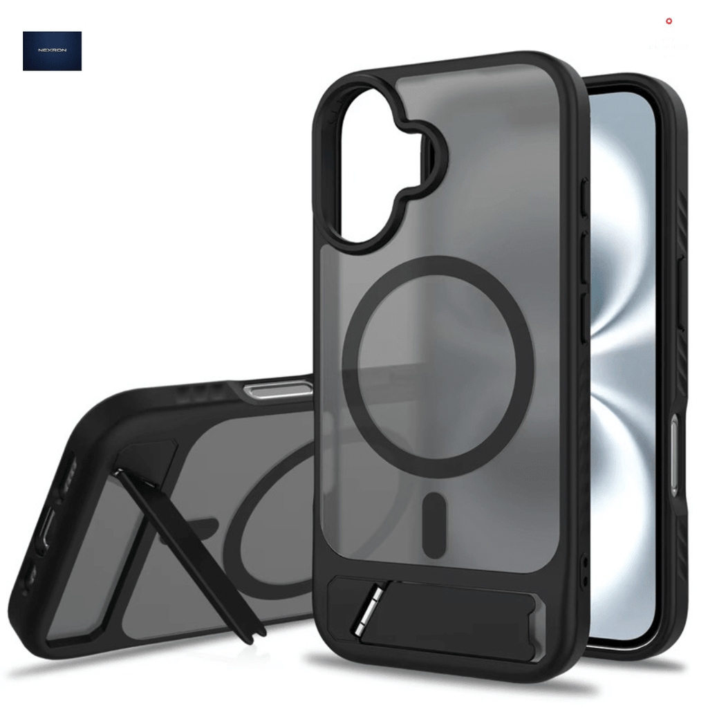 NEXRON StandMag Armor Case for iPhone 16 - NexRon