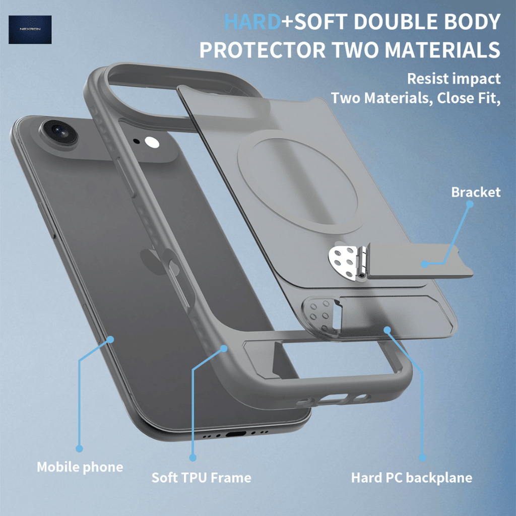 NEXRON StandMag Armor Case for iPhone 17 Air - NexRon