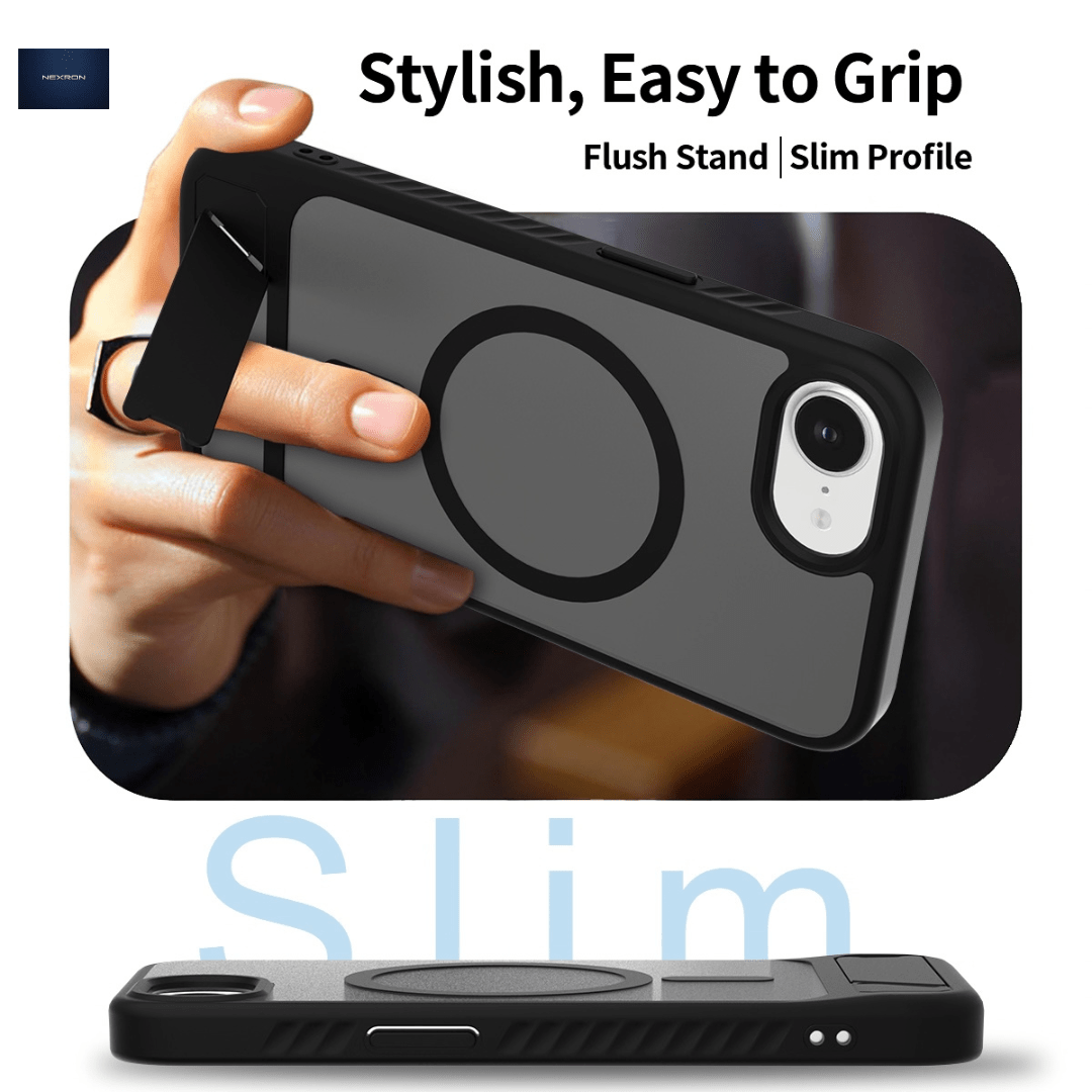NEXRON StandMag Armor Case for iPhone 17E - NexRon